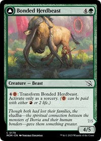 Magic: The Gathering Single - March of the Machine - Bonded Herdbeast - Common/0178 - Lightly Played