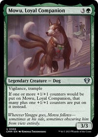 Magic: The Gathering Single - Commander Masters - Mowu, Loyal Companion - FOIL Uncommon/0306 - Lightly Played