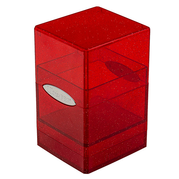 Deckbox: Satin Tower 100+ Glitter- Red