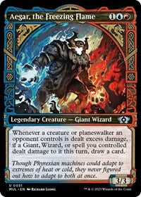 Magic: The Gathering Single - March of the Machine: Multiverse Legends - Aegar, the Freezing Flame (Foil) - Uncommon/0031 - Lightly Played