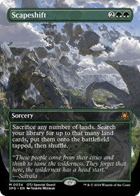 Magic: The Gathering Single - Special Guests - Scapeshift (Borderless) - FOIL Mythic/0034 - Lightly Played