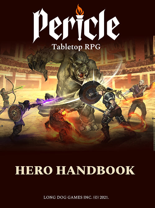 Pericle Tabletop RPG - Special Edition Hardcover Hero Handbook