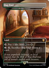 Magic: The Gathering Single - Commander: The Lord of the Rings: Tales of Middle-earth - Bag End - Horizon Canopy - FOIL Mythic/0366 - Lightly Played