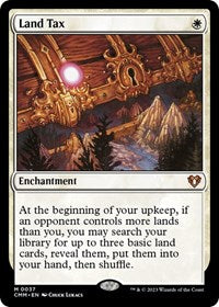 Magic: The Gathering Single - Commander Masters - Land Tax - FOIL Mythic/0037 - Lightly Played