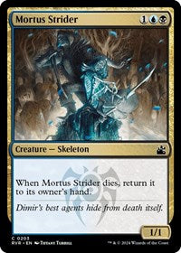 Magic: The Gathering Single - Ravnica Remastered - Mortus Strider (Foil) - Common/0203 Lightly Played