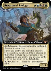 Magic: The Gathering Single - Commander Masters - Rukarumel, Biologist (Extended Art) - Mythic/0776 - Lightly Played