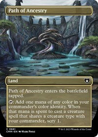 Magic: The Gathering Single - Commander Masters - Path of Ancestry (Borderless) - Common/0661 - Lightly Played