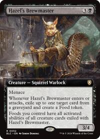 Magic: The Gathering Single - Commander: Bloomburrow - Hazel's Brewmaster (Extended Art) - Rare/0052 - Lightly Played