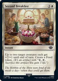 Magic: The Gathering Single - Universes Beyond: The Lord of the Rings: Tales of Middle-earth - Second Breakfast (Foil) - Common/0029 - Lightly Played