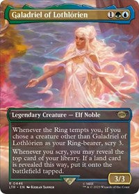 Magic: The Gathering Single - Universes Beyond: The Lord of the Rings: Tales of Middle-earth - Galadriel of Lothlorien (Borderless) - Rare/0446 - Lightly Played