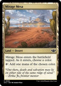 Magic: The Gathering Single - Outlaws of Thunder Junction - Mirage Mesa - FOIL Common/0262 Lightly Played