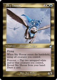 Magic: The Gathering Single - Ravnica Remastered - Sky Hussar (Retro Frame) - Uncommon/382 Lightly Played