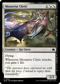 Magic: The Gathering Single - Bloomburrow - Moonrise Cleric - FOIL Common/0226 - Lightly Played