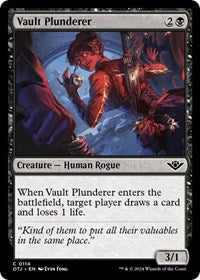Magic: The Gathering Single - Outlaws of Thunder Junction - Vault Plunderer - FOIL Common/0114 - Lightly Played