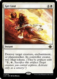 Magic: The Gathering Single - Commander: The Lost Caverns of Ixalan - Get Lost - FOIL Rare/0014 - Lightly Played