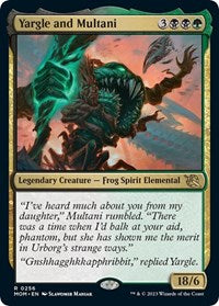 Magic: The Gathering Single - March of the Machine - Yargle and Multani (Foil) - Rare/0256 - Lightly Played