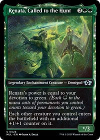 Magic: The Gathering Single - March of the Machine: Multiverse Legends - Renata, Called to the Hunt (Foil) - Uncommon/0028 - Lightly Played