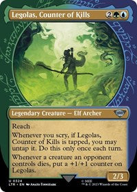 Magic: The Gathering Single - Universes Beyond: The Lord of the Rings: Tales of Middle-earth - Legolas, Counter of Kills (Showcase) - Uncommon/0324 - Lightly Played