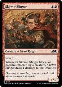 Magic: The Gathering Single - Wilds of Eldraine - Skewer Slinger - FOIL Common/0149 Lightly Played