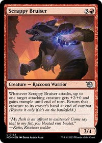 Magic: The Gathering Single - March of the Machine - Scrappy Bruiser - Uncommon/0162 - Lightly Played
