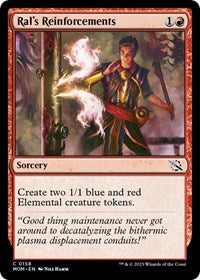 Magic: The Gathering Single - March of the Machine - Ral's Reinforcements (Foil) - Common/0158 - Lightly Played