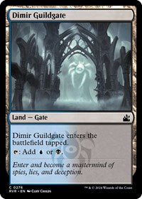 Magic: The Gathering Single - Ravnica Remastered - Dimir Guildgate (Foil) - Common/0276 Lightly Played