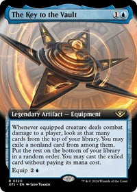 Magic: The Gathering Single - Outlaws of Thunder Junction - The Key to the Vault (Extended Art) - FOIL Rare/0320 - Lightly Played