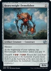 Magic: The Gathering Single - The Brothers' War - Heavyweight Demolisher - Uncommon/160 - Lightly Played