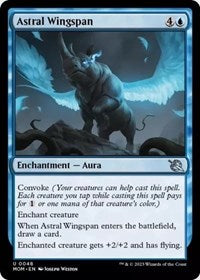 Magic: The Gathering Single - March of the Machine - Astral Wingspan (Foil) - Uncommon/0048 - Lightly Played