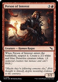 Magic: The Gathering Single - Murders at Karlov Manor - Person of Interest - FOIL Common/0139 Lightly Played