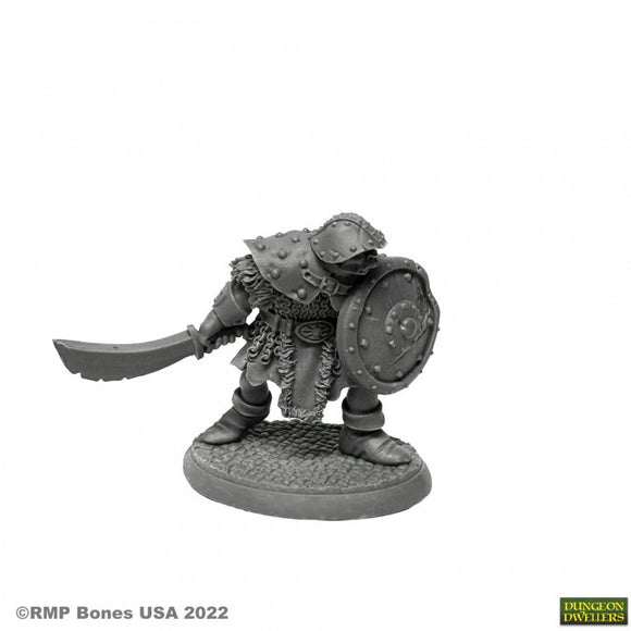 Bones USA Dungeon Dwellers - ORC WARRIOR OF THE RAGGED WOUND 07007