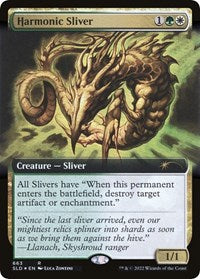 Magic: The Gathering - Secret Lair Drop Series - Harmonic Sliver (Extended Art) (Foil) - Rare/663 Lightly Played