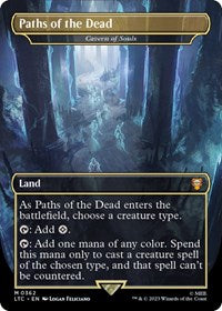 Magic: The Gathering Single - Commander: The Lord of the Rings: Tales of Middle-earth - Paths of the Dead - Cavern of Souls - Mythic/0362 - Lightly Played