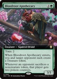 Magic: The Gathering Single - Commander: Bloomburrow - Bloodroot Apothecary (Extended Art) - Rare/0081 - Lightly Played