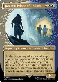 Magic: The Gathering Single - Universes Beyond: The Lord of the Rings: Tales of Middle-earth - Faramir, Prince of Ithilien (Showcase) (Foil) - Rare/0319 - Lightly Played