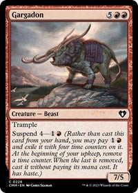 Magic: The Gathering Single - Commander Masters - Gargadon - FOIL Common/0226 - Lightly Played