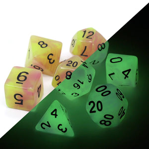 7pc RPG Set - Glow-in-the-Dark - Astral Fire