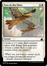 Magic: The Gathering Single - Ravnica Remastered - Eyes in the Skies (Foil) - Common/0017 Lightly Played