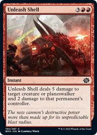 Magic: The Gathering Single - The Brothers' War - Unleash Shell (Foil) - Common/155 - Lightly Played