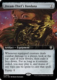 Magic: The Gathering Single - Commander: Outlaws of Thunder Junction - Dream-Thief's Bandana (Extended Art) - Rare/0074 - Lightly Played