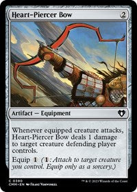 Magic: The Gathering Single - Commander Masters - Heart-Piercer Bow - FOIL Common/0390 - Lightly Played