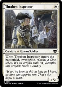 Magic: The Gathering Single - Commander Masters - Thraben Inspector (FOIL) - Common/0066 - Lightly Played