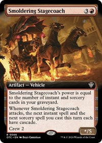 Magic: The Gathering Single - Commander: Outlaws of Thunder Junction - Smoldering Stagecoach (Extended Art) - Rare/0066 - Lightly Played
