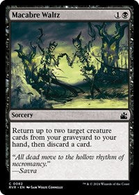 Magic: The Gathering Single - Ravnica Remastered - Macabre Waltz (Foil) - Common/0082 Lightly Played