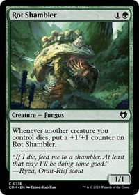 Magic: The Gathering Single - Commander Masters - Rot Shambler - FOIL Common/0318 - Lightly Played