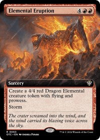 Magic: The Gathering Single - Commander: Outlaws of Thunder Junction - Elemental Eruption (Extended Art) - Rare/0063 - Lightly Played