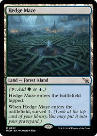 Magic: The Gathering Single - Murders at Karlov Manor - Hedge Maze - Rare/0262 - Lightly Played