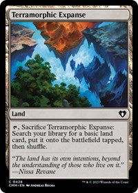 Magic: The Gathering Single - Commander Masters - Terramorphic Expanse - FOIL Common/0428 - Lightly Played