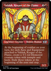 Magic: The Gathering Single - March of the Machine: Multiverse Legends - Valduk, Keeper of the Flame - Uncommon/0024 - Lightly Played