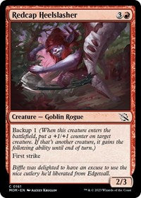 Magic: The Gathering Single - March of the Machine - Redcap Heelslasher - Common/0161 - Lightly Played
